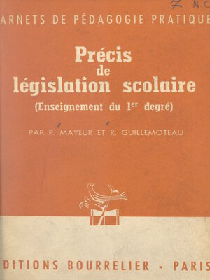 cover image of Précis de législation scolaire